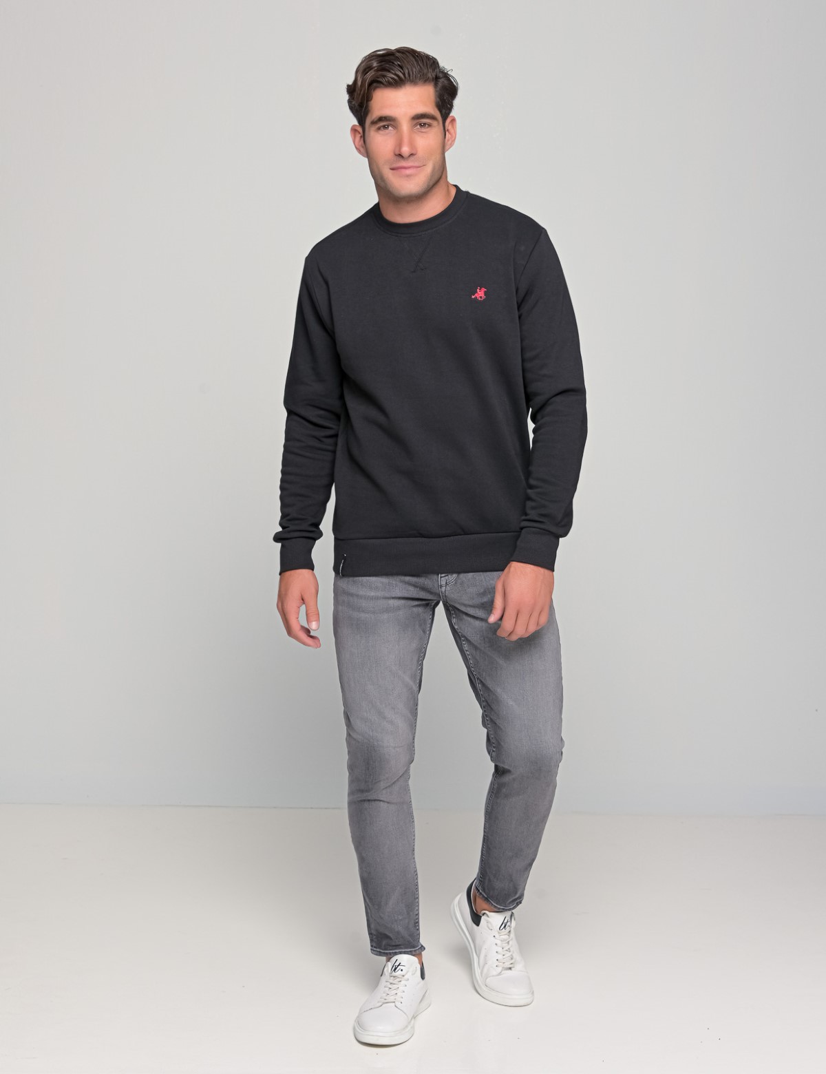 Us Grand Polo ανδρικό μαύρο φούτερ USF175B φωτογραφία